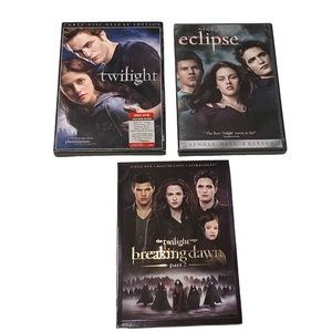 Twilight Saga 3 DVDs Bundle